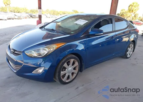 2013 Hyundai Elantra Limited from USA, damaged, VIN KMHDH4AE1DU944749